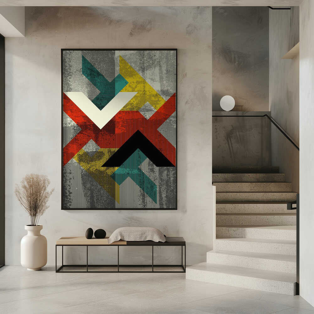 Wall art Abstract Geometric Pattern