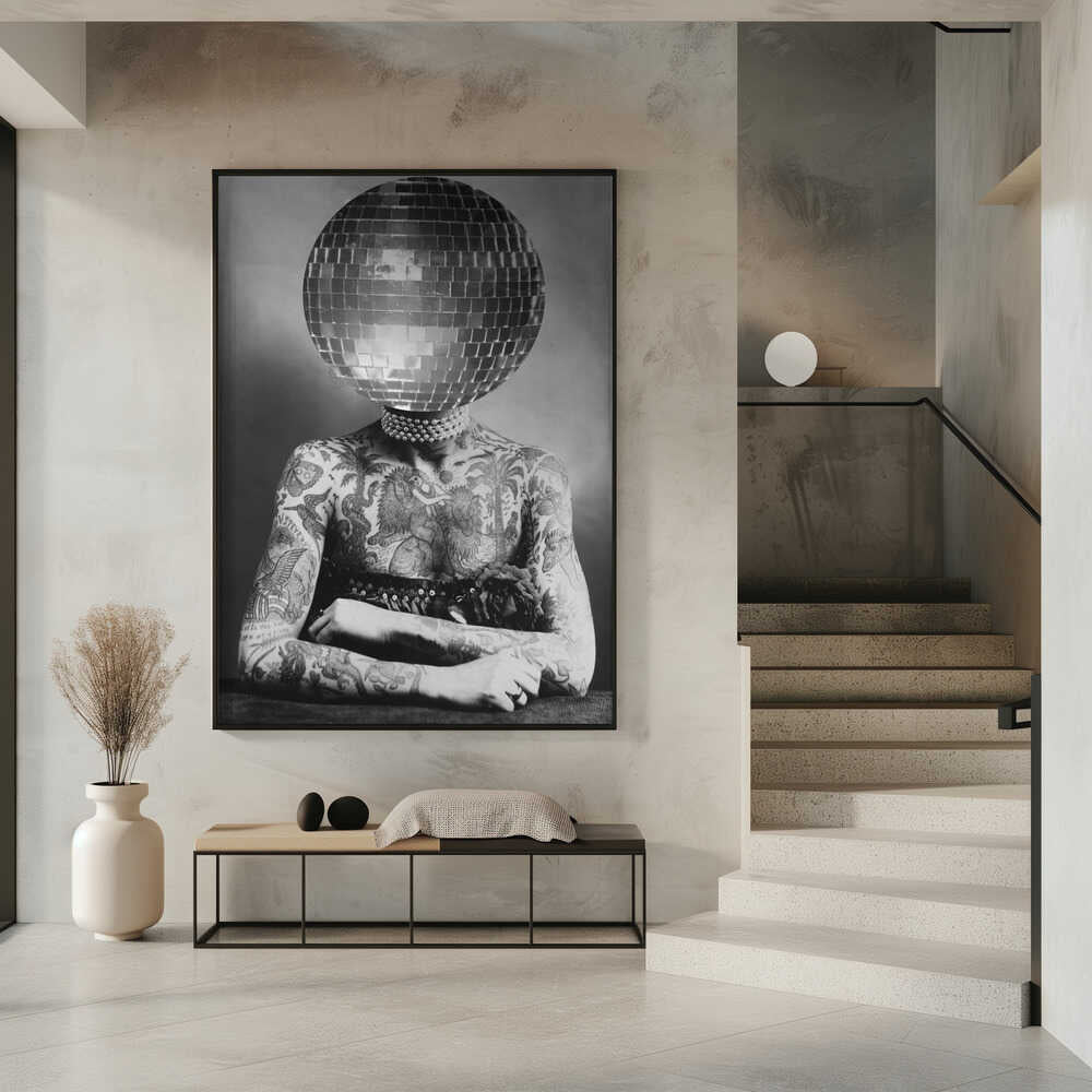 Wall art DISCO VINTAGE PORTRAIT