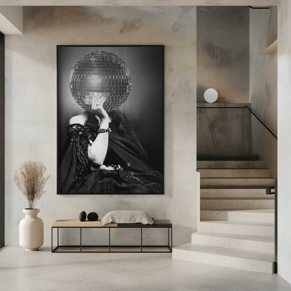 Wall art DISCO VINTAGE WOMAN