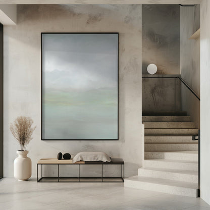 Artwork- Rough Seas Oil Panel  12-36X48inches-Gallery Wrapped (Ready to Hang)
