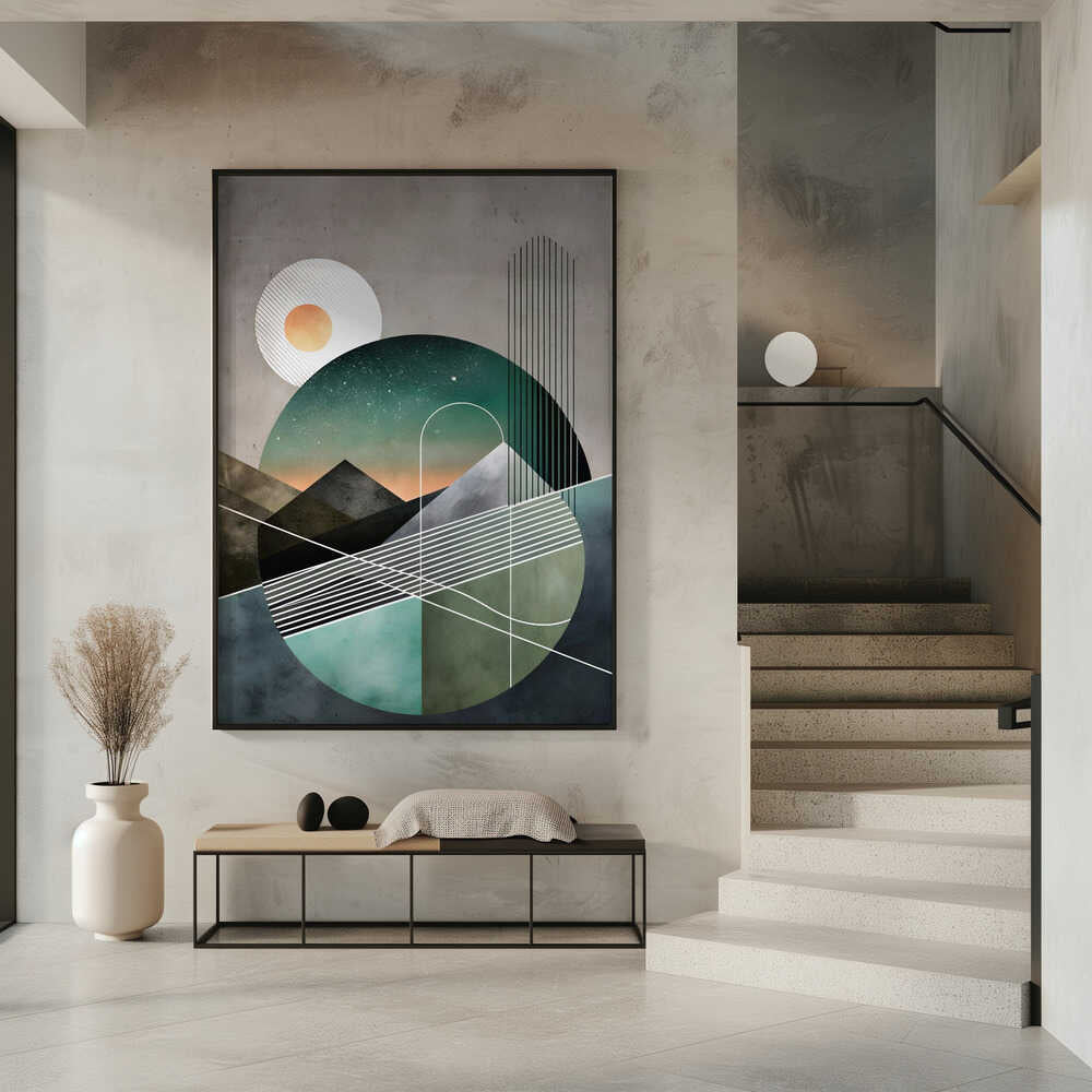 Wall art Celestial Geometry