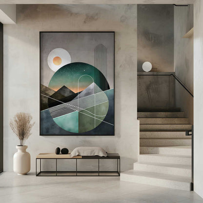 Wall art Celestial Geometry