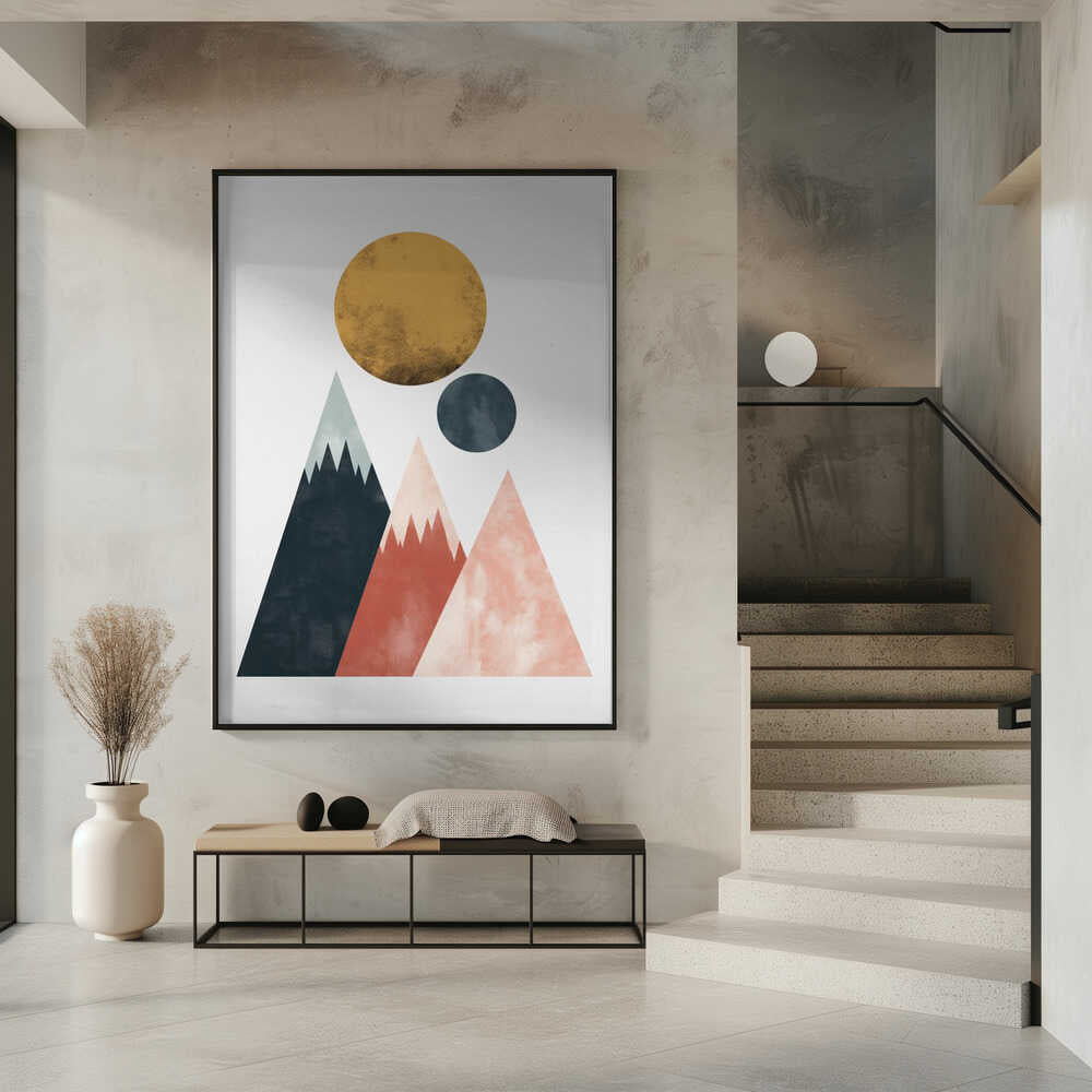 Wall art Two Moons
