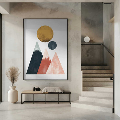 Wall art Two Moons