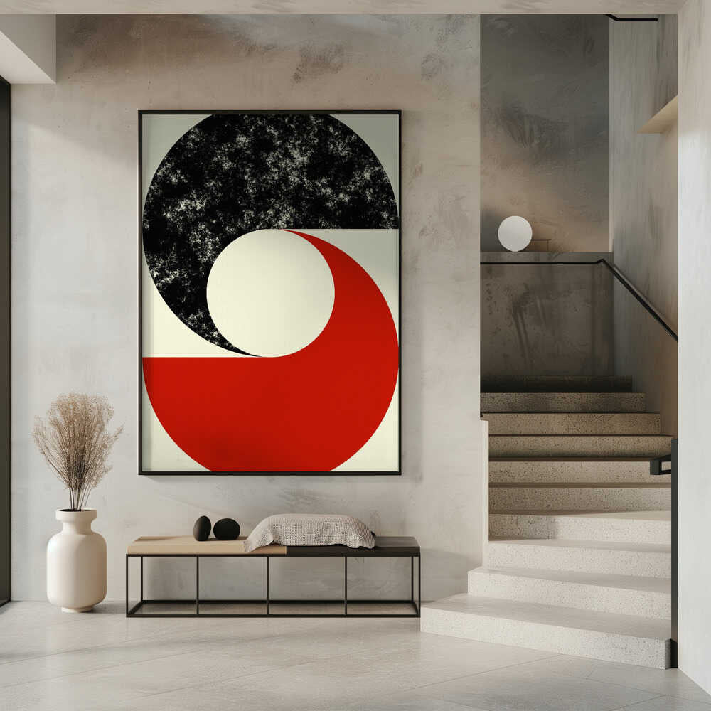 Wall art Contrast Crescents