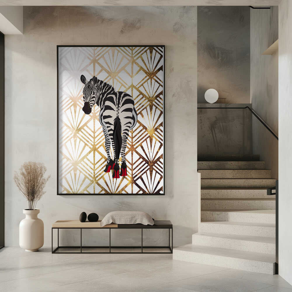 Wall art Zebra Hells Art Deco