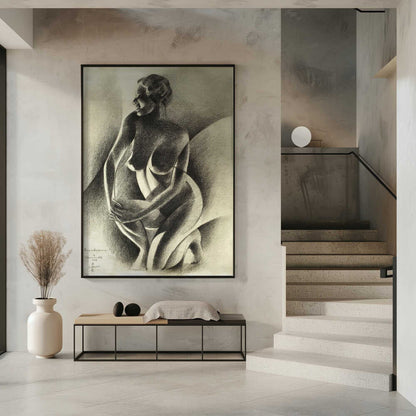 Wall art Cubist Style Nude Figure