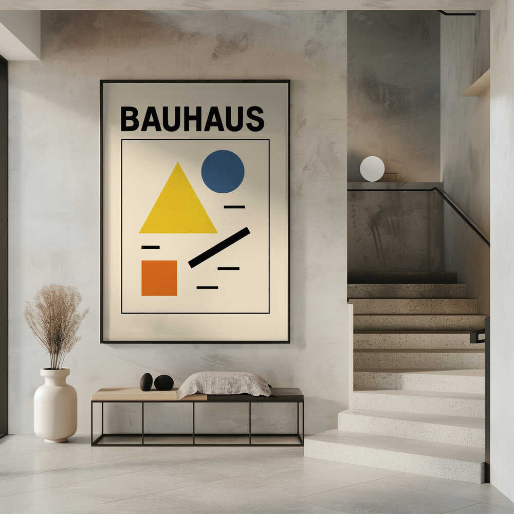 Wall art Bauhaus minimalist 06