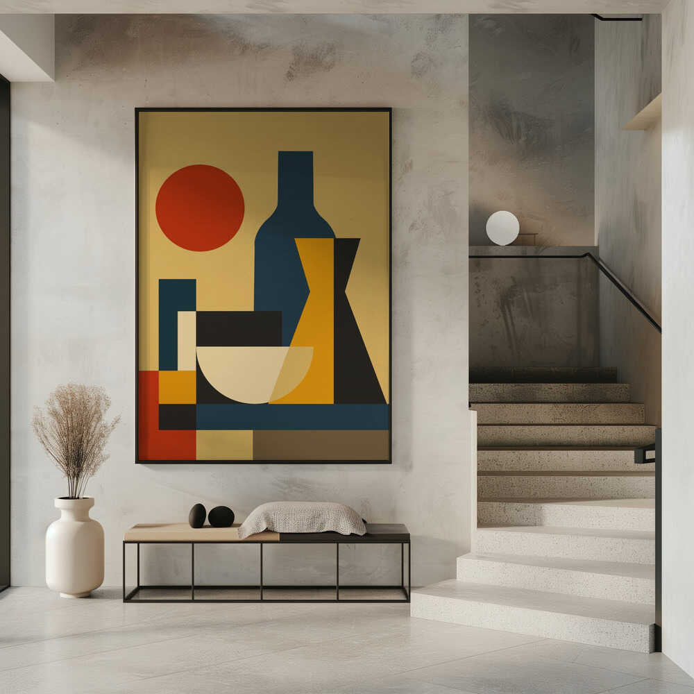 Wall art Geometric Still Life Composition 02
