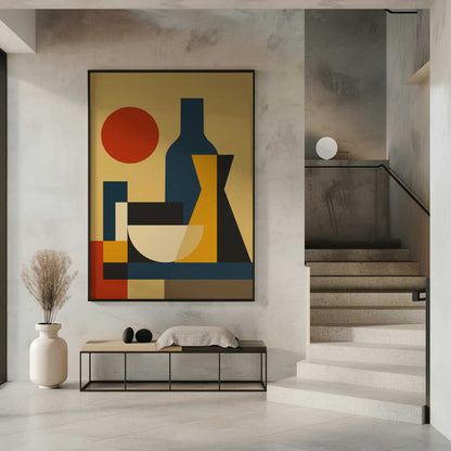 Wall art Geometric Still Life Composition 02