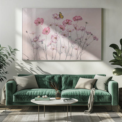  Cosmos and Butterfly Wall Artwork 0