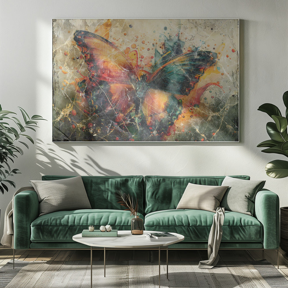  Butterfly Animal Vintage Art Illustration Wallart 04 Wall Artwork 0