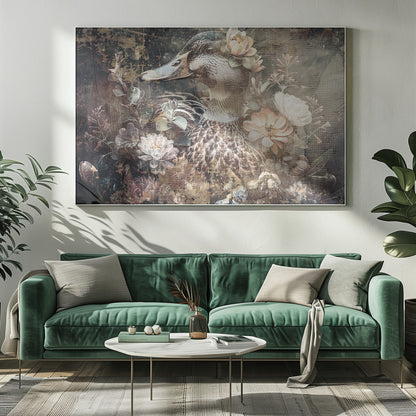  Duck Animal Vintage Art Illustration Wallart 06 Wall Artwork 0