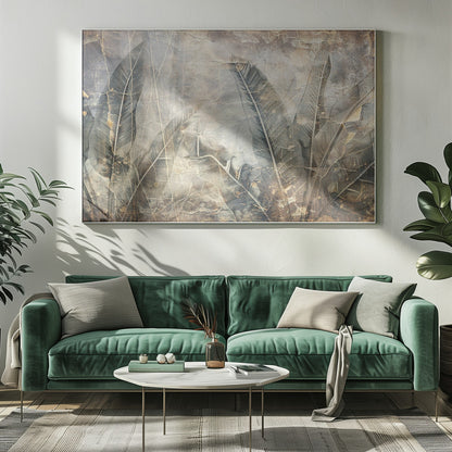  Jungle Leaves Art Illustration Wallart 09 Wall Artwork 0