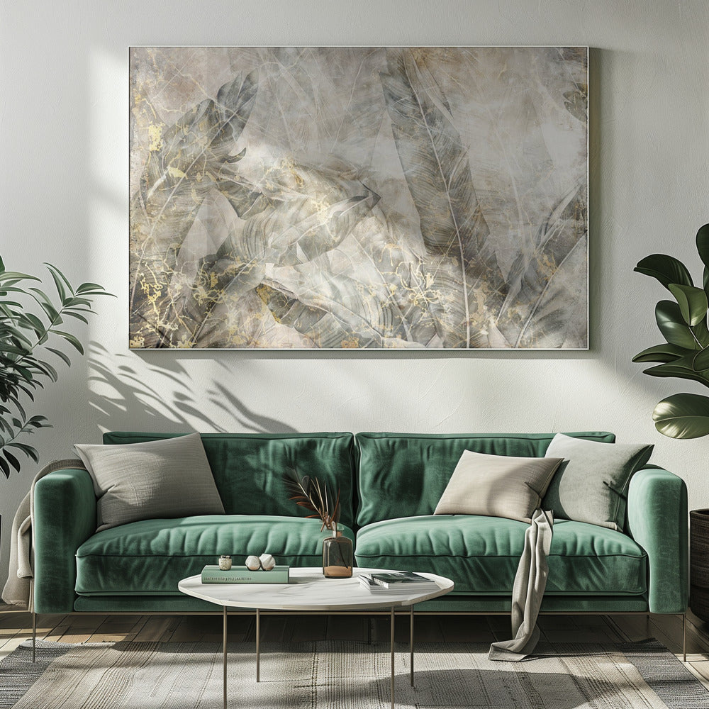  Jungle Leaves Art Illustration Wallart 10 Wall Artwork 0