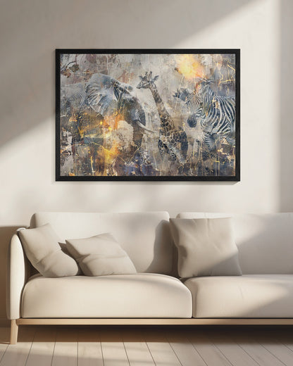  African Art Illustration Wallart 114 Wall Artwork 0