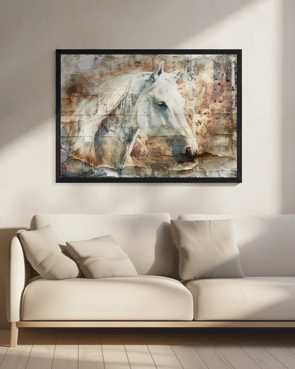  Horse Animal Vintage Art Illustration Wallart 06 Wall Artwork 0