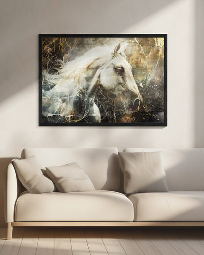  Horse Animal Vintage Art Illustration Wallart 08 Wall Artwork 0