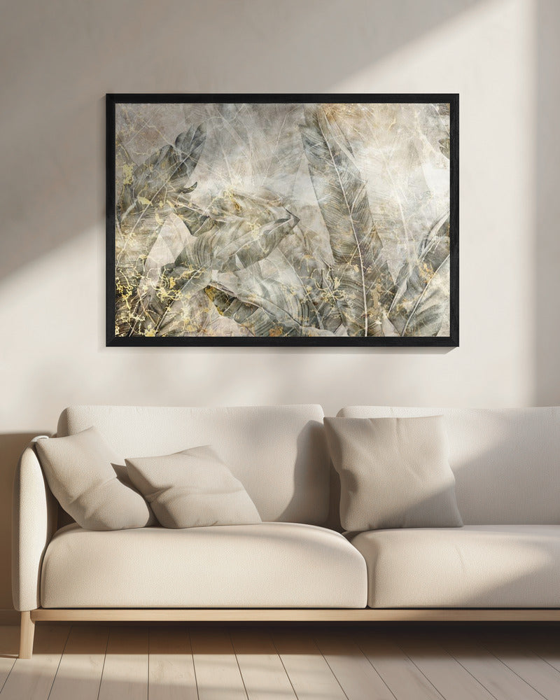  Jungle Leaves Art Illustration Wallart 10 Wall Artwork 0