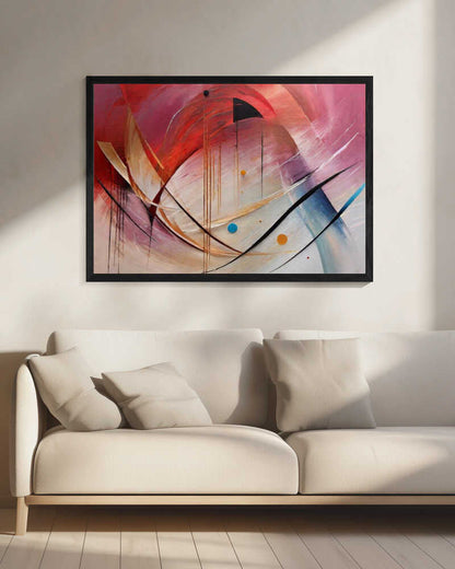 Wall art Vibrant Swirls and Curves