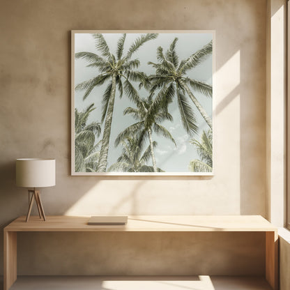  Lovely Vintage Palm Trees Wall Artwork 0