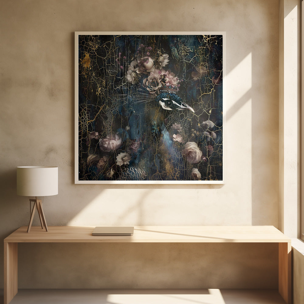  Peacock Animal Vintage Art Illustration Wallart 2 Wall Artwork 0
