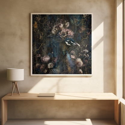  Peacock Animal Vintage Art Illustration Wallart 2 Wall Artwork 0