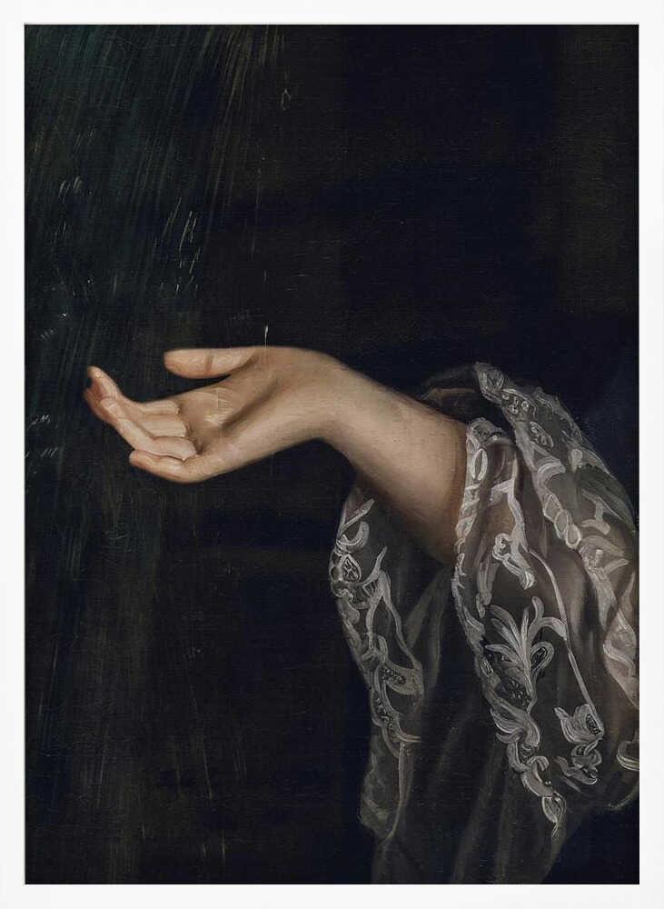 Wall art Detail Of Woman / Oil Painting