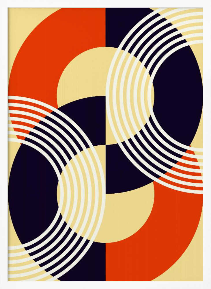 Wall art Interwoven Circles