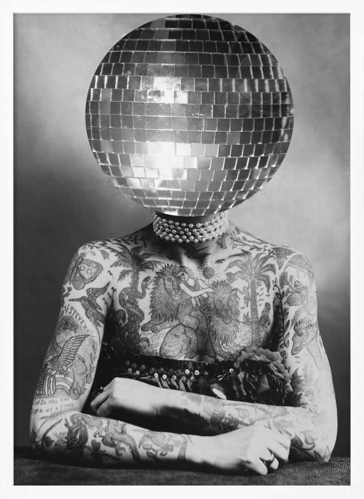 Wall art DISCO VINTAGE PORTRAIT