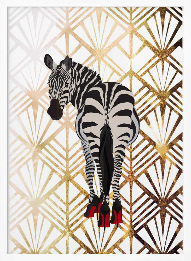 Wall art Zebra Hells Art Deco
