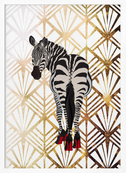 Wall art Zebra Hells Art Deco