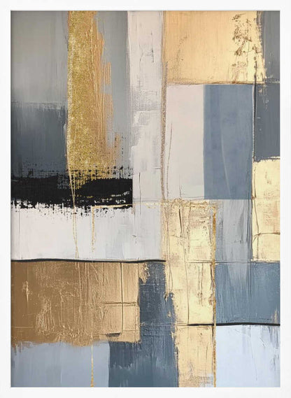 Wall art Golden Greys 1