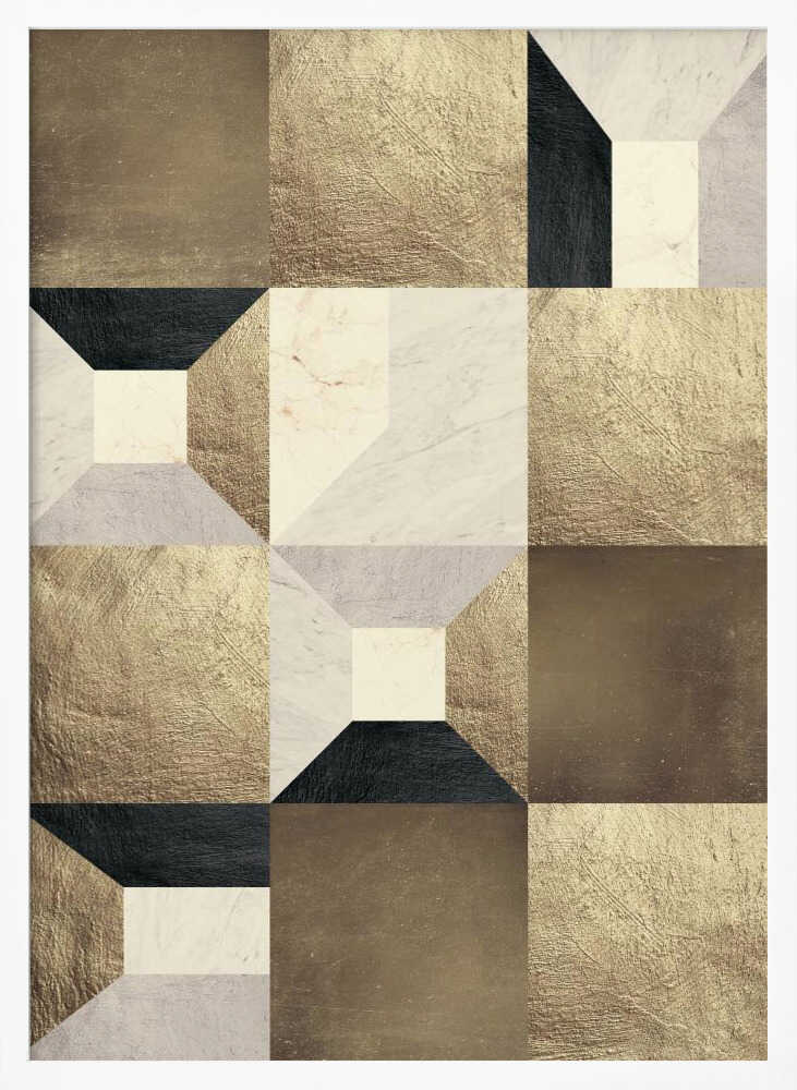 Wall art Geometric Gold Rhythm