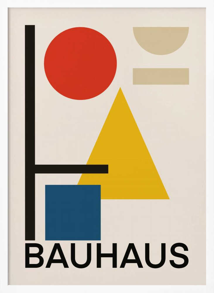 Wall art Geometric Bauhaus Design #2