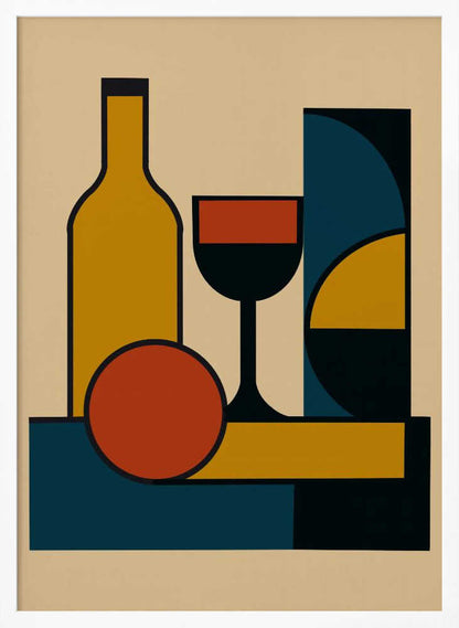 Wall art Geometric Still Life Composition