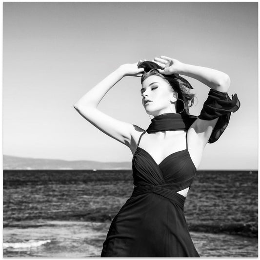 Artwork- Model-24X24inches-In Black Floating Frame