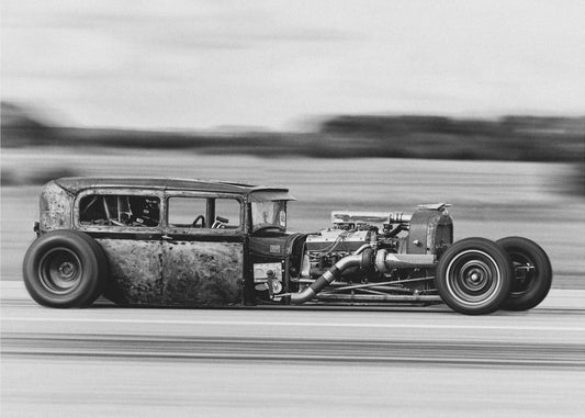 Artwork- Lowrider-20X16inches-In Black Floating Frame