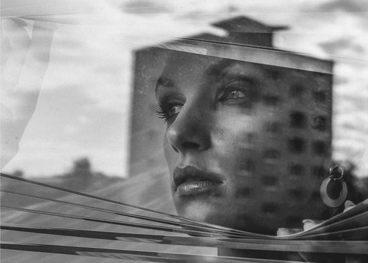 Artwork- Window-20X16inches-In Black Floating Frame