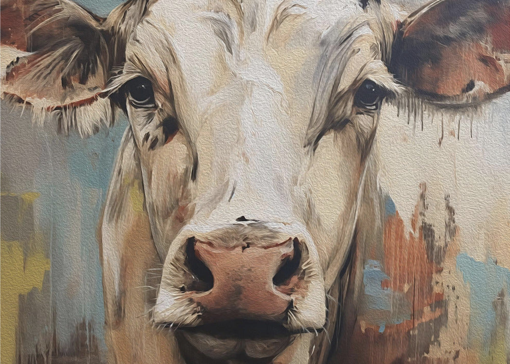  Cow No 1 Wall Artwork Gallery Wrapped (Ready to Hang)