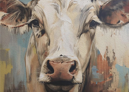  Cow No 1 Wall Artwork Gallery Wrapped (Ready to Hang)