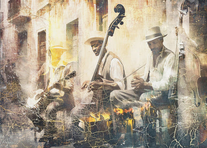 Music Art Illustration 11 Jazz Band