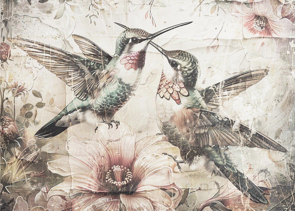  Bird Birds Animal Vintage Art Illustration Wallart 10 Wall Artwork Gallery Wrapped (Ready to Hang)