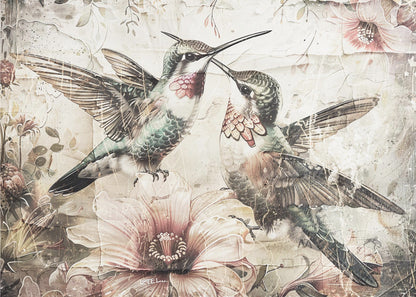  Bird Birds Animal Vintage Art Illustration Wallart 10 Wall Artwork Gallery Wrapped (Ready to Hang)