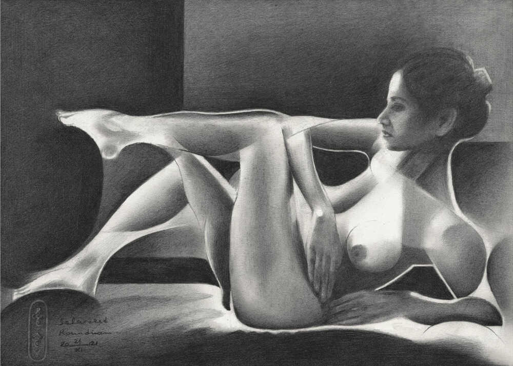 Wall art Solarized Roundism - 26-11-21