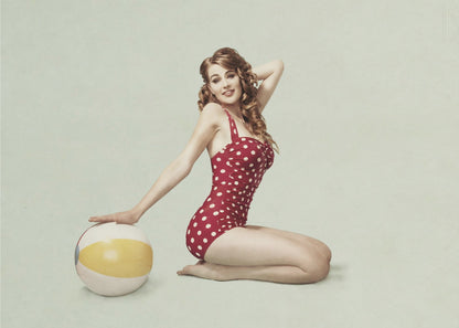  Beach Pin up Wall Artwork In Black Floating Frame