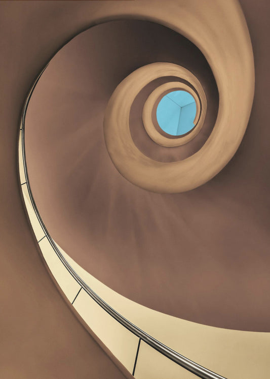 concrete shapes Wall Artwork In Black Floating Frame