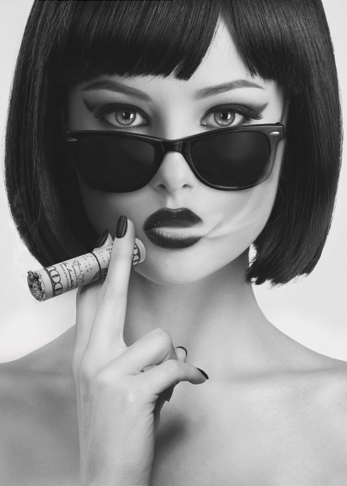  Smoke This Wall Artwork In Black Floating Frame