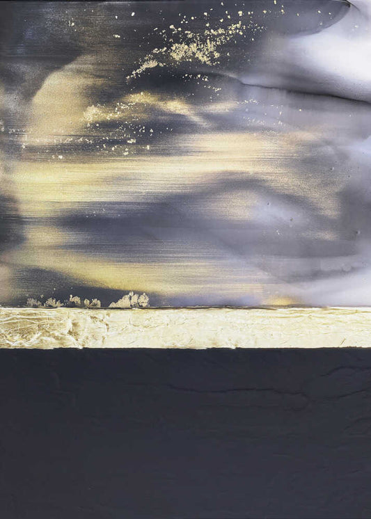 Wall art Gold Noir 2