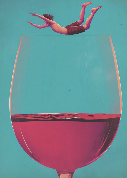 Wall art Wine Dive